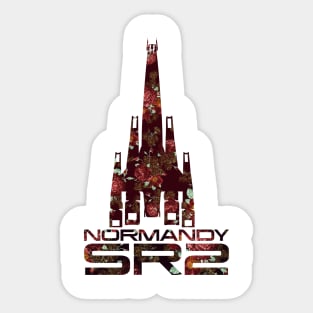 Mass Effect Normandy SR2 [Floral] Sticker
